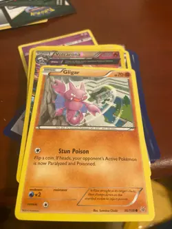 Gligar #36/108 XY - Roaring Skies Common - Pokemon Cards - Image 1