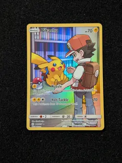 Pikachu Holo Card 241/236 Secret Sm-Cosmic Eclipse Edition NM/LP Condition - Image 1