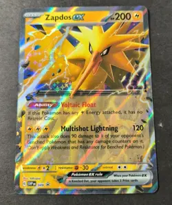 Pokemon Zapdos EX Black Star Promo Holo Card SVPEN 049 NM - Image 1