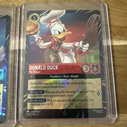 Disney Lorcana Magical Places Stitch Rapunzel Donald Duck EPCOT Promo Cards - Image 4