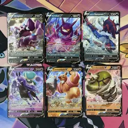 Pokemon Tcg Lot Of 6 V Cards NM/M English - Image 1