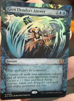 Glen Elendra's Answer (Showcase Foil) Mythic MTG Lorwyn Eclipsed - Image 3