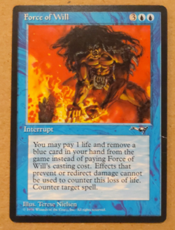 Force of Will - Alliances - Lightly Played | MTG - Image 1