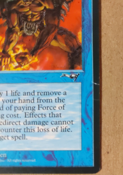 Force of Will - Alliances - Lightly Played | MTG - Image 2