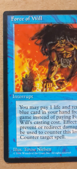 Force of Will - Alliances - Lightly Played | MTG - Image 4