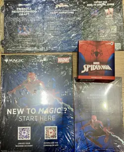 Magic The Gathering Marvel’s SpiderMan Prerelease Pack ITA sealed + Pubblicita - Image 1