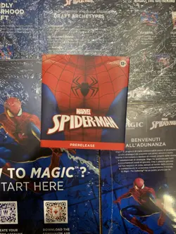 Magic The Gathering Marvel’s SpiderMan Prerelease Pack ITA sealed + Pubblicita - Image 2
