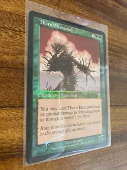 MTG✨THORN ELEMENTAL FOIL✨7th Edition NM/M RARE Creature 2001 rk Post UNPLAYED ! - Image 3