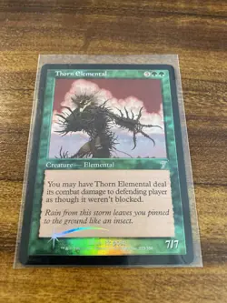 MTG✨THORN ELEMENTAL FOIL✨7th Edition NM/M RARE Creature 2001 rk Post UNPLAYED ! - Image 5