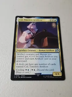 MTG Cid, Timeless Artificer (0216) Final Fantasy Regular - Image 1