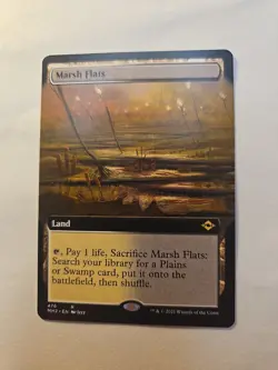 1x EXTENDED ART Marsh Flats, NM, Modern Horizons 2 (MH2), Magic Gathering, MtG - Image 2