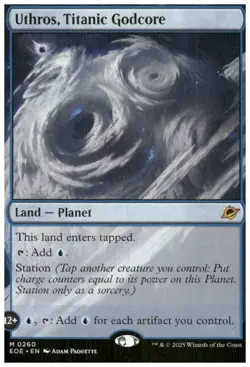 Edge of Eternities #260 Uthros, Titanic Godcore - Image 1
