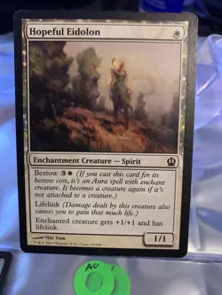 MTG Hopeful Eidolon Theros 19/249 Regular Common LP - Image 1