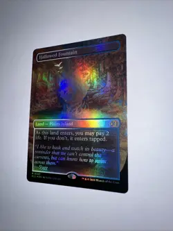 MTG - Hallowed Fountain (Borderless Foil) - Lorwyn Eclipsed NM/M Condition - Image 3
