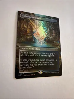 MTG - Hallowed Fountain (Borderless Foil) - Lorwyn Eclipsed NM/M Condition - Image 5