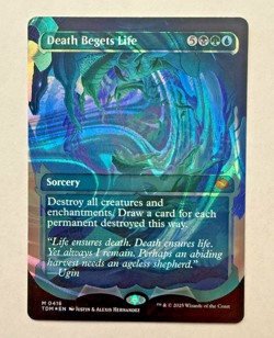 Death Begets Life (Showcase) (Halo Foil) Tarkir: Dragonstorm Foil - Image 1