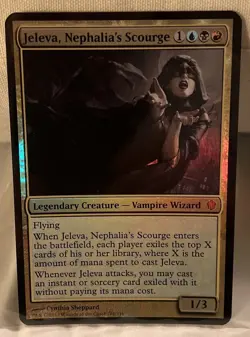 MTG Magic The Gathering Oversized Foil Jeleva, Nephalia’s Scourge - Image 1