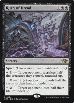Rush of Dread Outlaws of Thunder Junction regular NM 104 - Image 1
