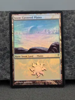 LP - Snow-Covered Plains - Coldsnap - Foil - Magic The Gathering English MTG - Image 1