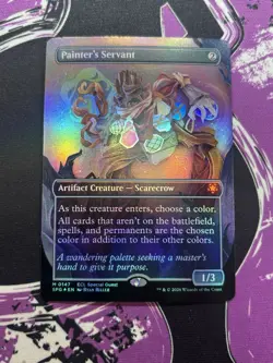 Painter's Servant (Borderless) - Special Guest - Lorwyn Eclipsed - Foil NM - Image 1