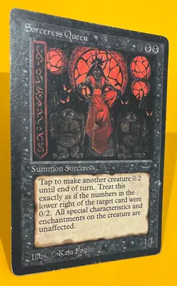 MTG SORCERESS QUEEN Arabian Nights (OldManMTG 005-054) - Image 3