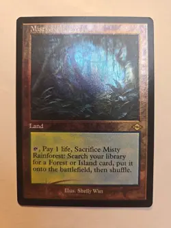 Misty Rainforest (Retro Frame) (Foil Etched) Modern Horizons 2 M/NM MTG - Image 1