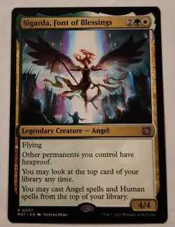 Sigarda, Font of Blessings MAT #47 Rare Regular NM+ - Image 1