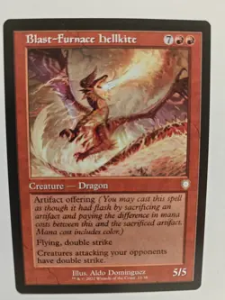 Blast-Furnace Hellkite (Retro Frame) #12 (NM) Brothers' War BRC Magic MTG - Image 1