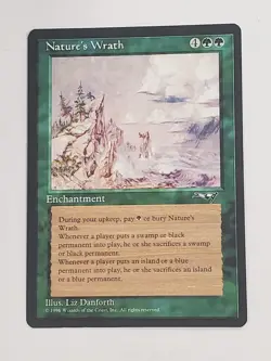 MTG Nature's Wrath (Alliances/Green/R) - BGM - Image 1
