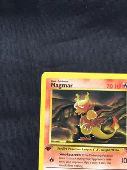 Pokemon Cards: Fossil 1st Edition Uncommon: Magmar 39/62 - Image 2