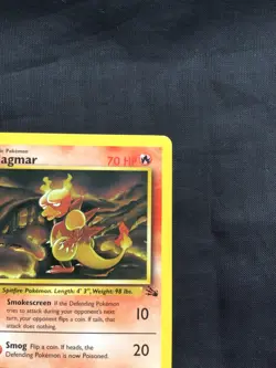 Pokemon Cards: Fossil 1st Edition Uncommon: Magmar 39/62 - Image 3