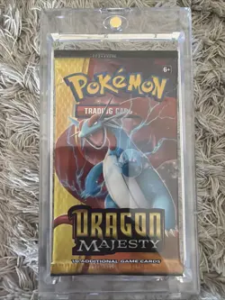 Pokemon TCG Dragon Majesty Booster Pack ART SET 4 Packs - Sun & Moon Sealed NEW - Image 3