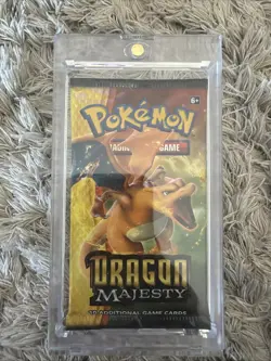 Pokemon TCG Dragon Majesty Booster Pack ART SET 4 Packs - Sun & Moon Sealed NEW - Image 5