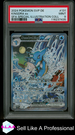 KINGDRA EX SFA SPEC ILLU. COLL POKEMON GER SVP SV BLCK STR PROMO 2024 131 PSA 9 - Image 1