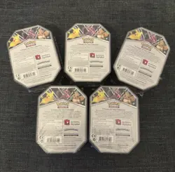 Pokemon TCG V Powers Tin Pikachu V Eevee V Endynalos V Englisch Sealed - Image 2