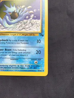 Pokemon Cards: Fossil 1st Edition Uncommon: Golduck 35/62 - Image 4