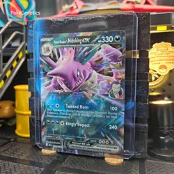 Team Rocket's Nidoking ex Destined Rivals Ultra Rare Pokemon TCG 119/182 SV10 - Image 2