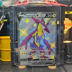 Toxtricity V Shiny Shining Fates Pokemon TCG SV112/SV122 Ultra Rare - Image 1