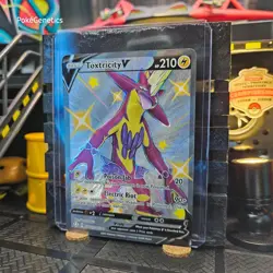 Toxtricity V Shiny Shining Fates Pokemon TCG SV112/SV122 Ultra Rare - Image 2