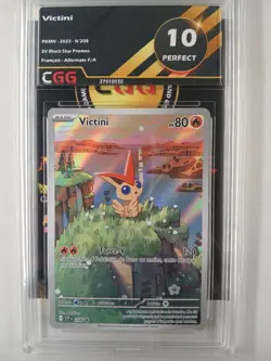 Carte Pokemon FR Victini (SVP 208) SV Black Star Promos CGG 10 27410030 - Image 1