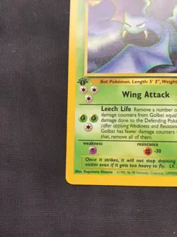 Pokemon Cards: Fossil 1st Edition Uncommon: Golbat 34/62 - Image 5