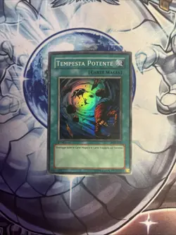 (HE) Yugioh Heavy Storm Italian 1st ED SD3-IT021 Tempesta Potente Super Rare MP - Image 1