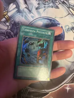 (HE) Yugioh Heavy Storm Italian 1st ED SD3-IT021 Tempesta Potente Super Rare MP - Image 3