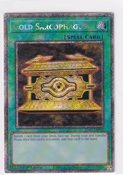 YU-GI-OH Yugioh RA02-EN052 Gold Sarcophagus 1st First Edition - Image 1