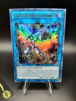 Yu-Gi-Oh! Crystron Halqifibrax GFP2-EN149 Ultra Rare 1st Ed *Pack Fresh* - Image 1