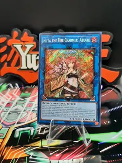 Yu-Gi-Oh! Hiita The Fire Charmer, Ablaze RA04-EN074 Secret Rare 1st Ed NM - Image 1