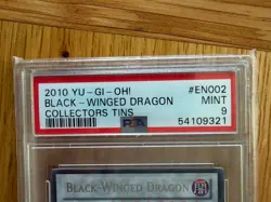 Yugioh Black-Winged Dragon CT07-EN002 Secret 2010 Collectors Tins MINT PSA 9 - Image 3
