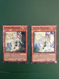 Yu-Gi-Oh! 2x Tuning Magicians PEVO-EN020 - 1st Edition Holo Rare NM - Image 1