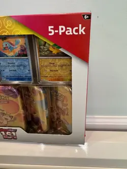 Pokemon TCG Scarlet & Violet 151 5-Pack of Mini Tins and 4 Promos Costco Bundle - Image 5