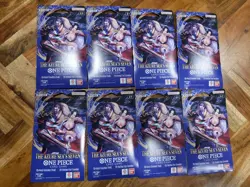 One Piece OP-14 The Azure Sea’s Seven Sleeved Booster Pack. Lot Of 8 - Image 1